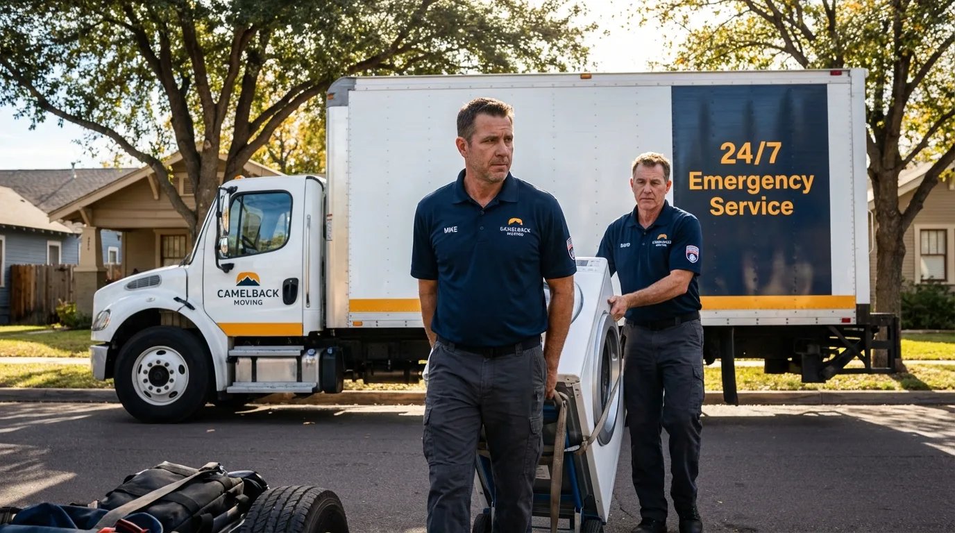 CamelBack Moving crew loading furniture in Makawao, HI